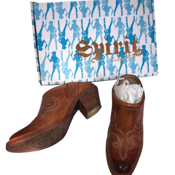 FALL Spirit by lucchese classic Brown Western Cowboy bottie boots 6M - Picture 1 of 9